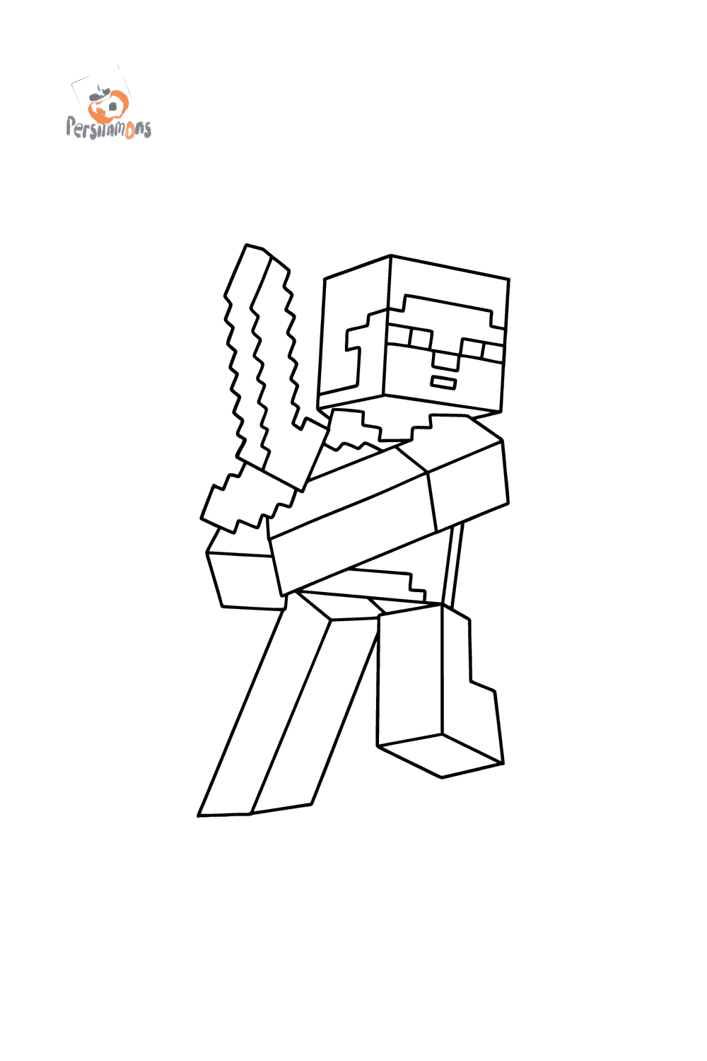 150+ Minecraft Coloring Pages 35