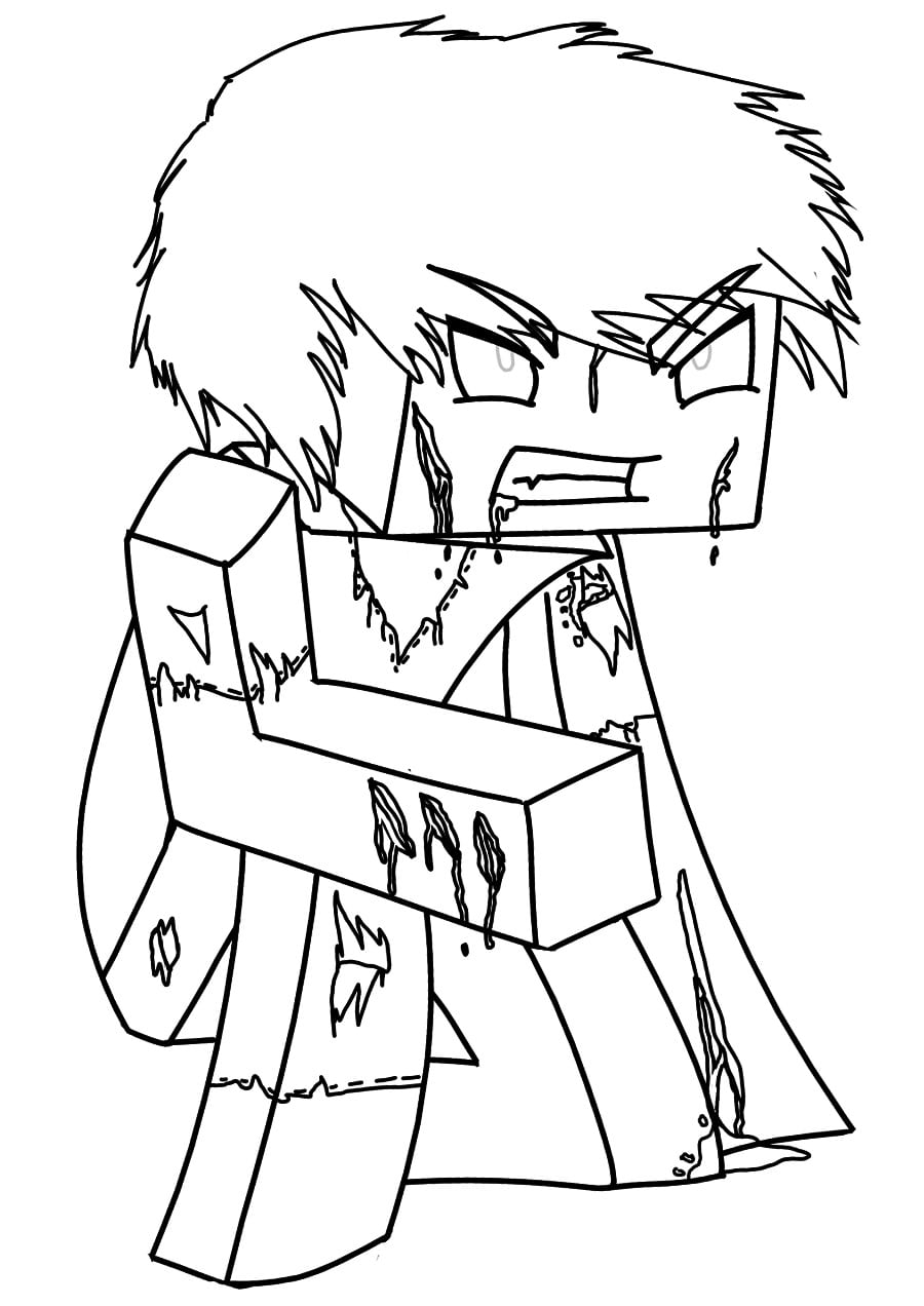 150+ Minecraft Coloring Pages 4