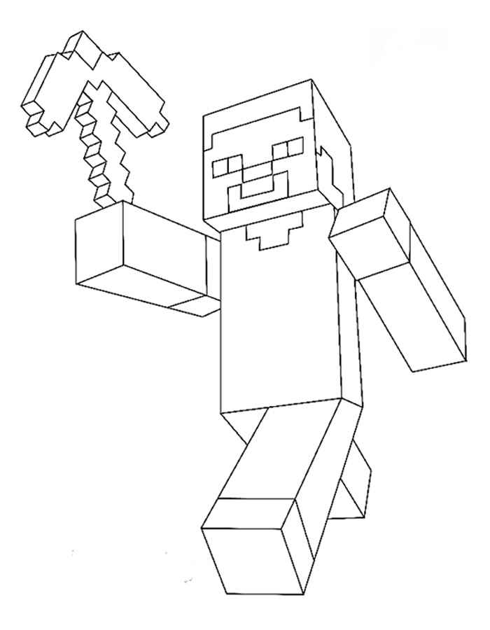 150+ Minecraft Coloring Pages 41