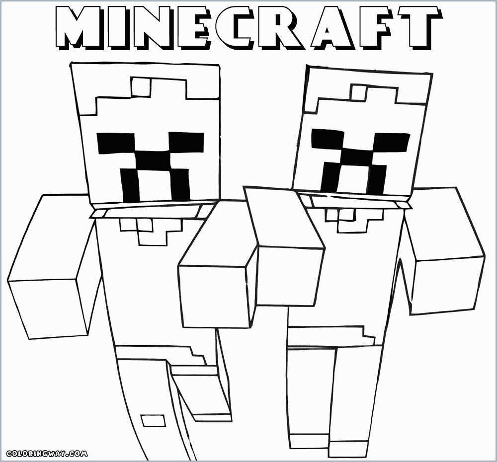 150+ Minecraft Coloring Pages 42