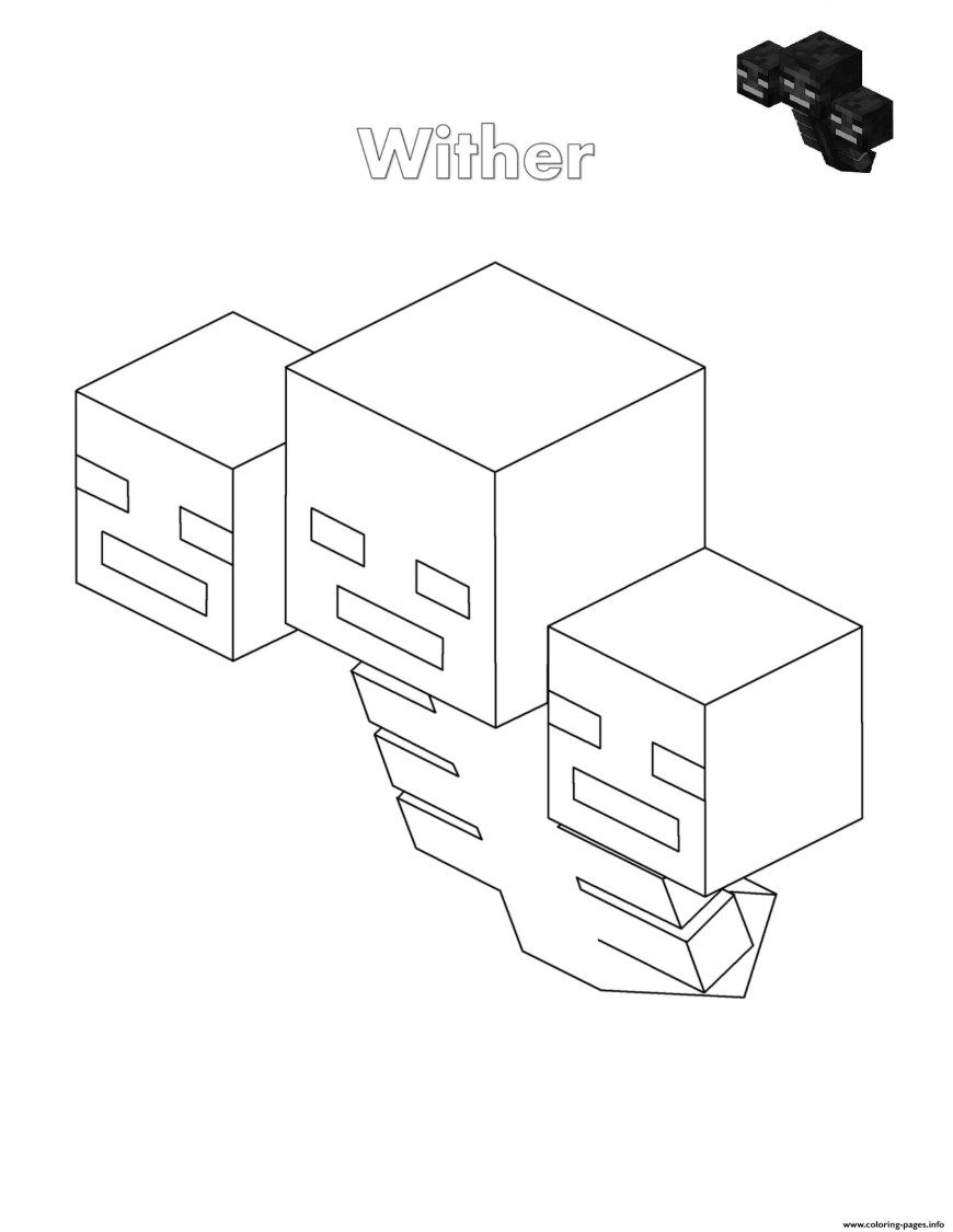 150+ Minecraft Coloring Pages 52