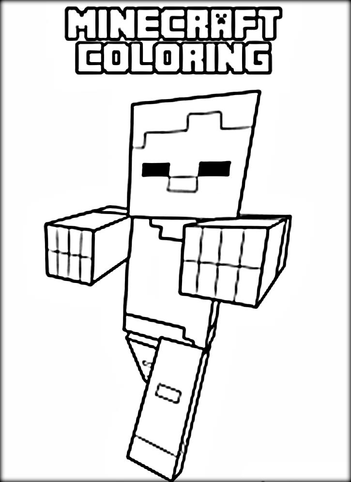 150+ Minecraft Coloring Pages 63