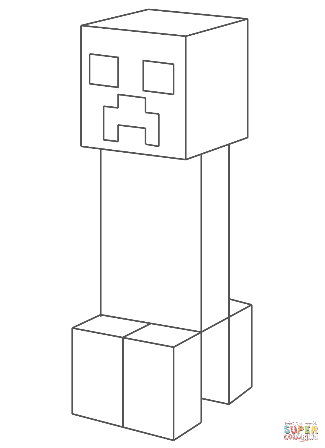 150+ Minecraft Coloring Pages 66