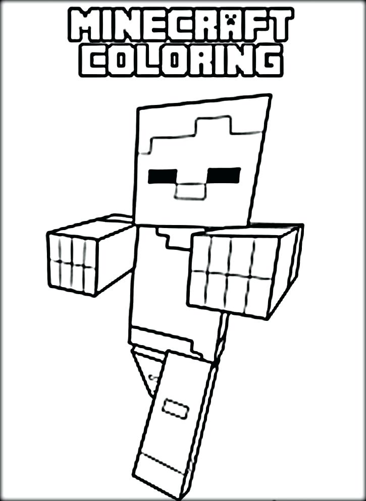 150+ Minecraft Coloring Pages 70