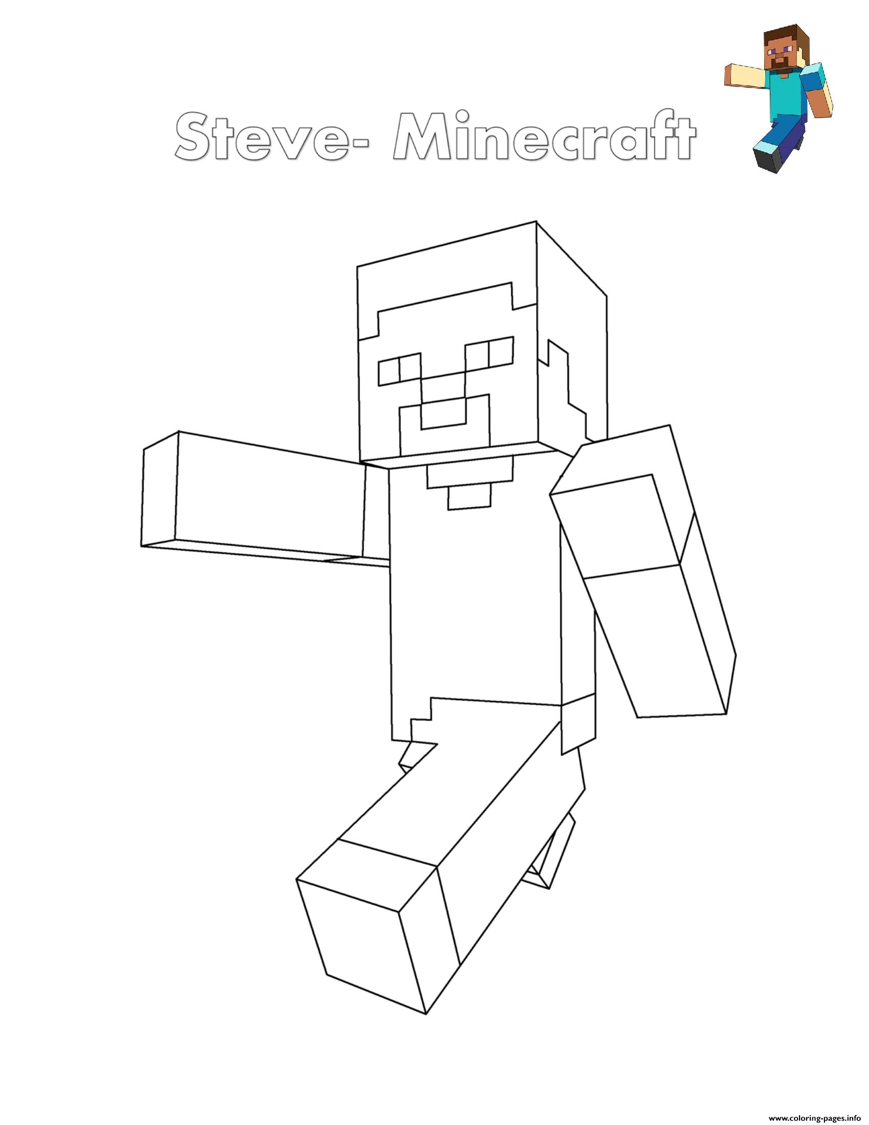 150+ Minecraft Coloring Pages 71