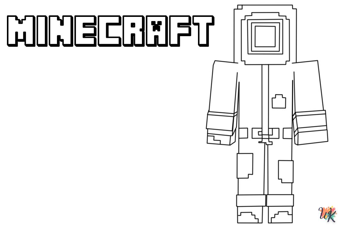 150+ Minecraft Coloring Pages 75