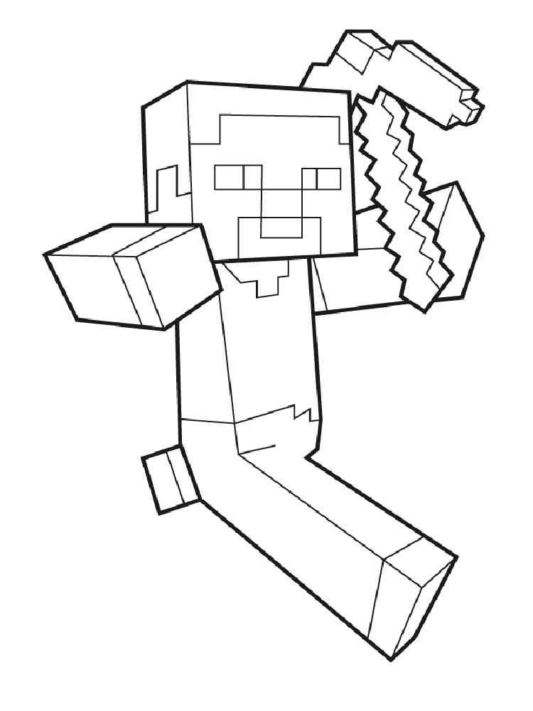 150+ Minecraft Coloring Pages 81