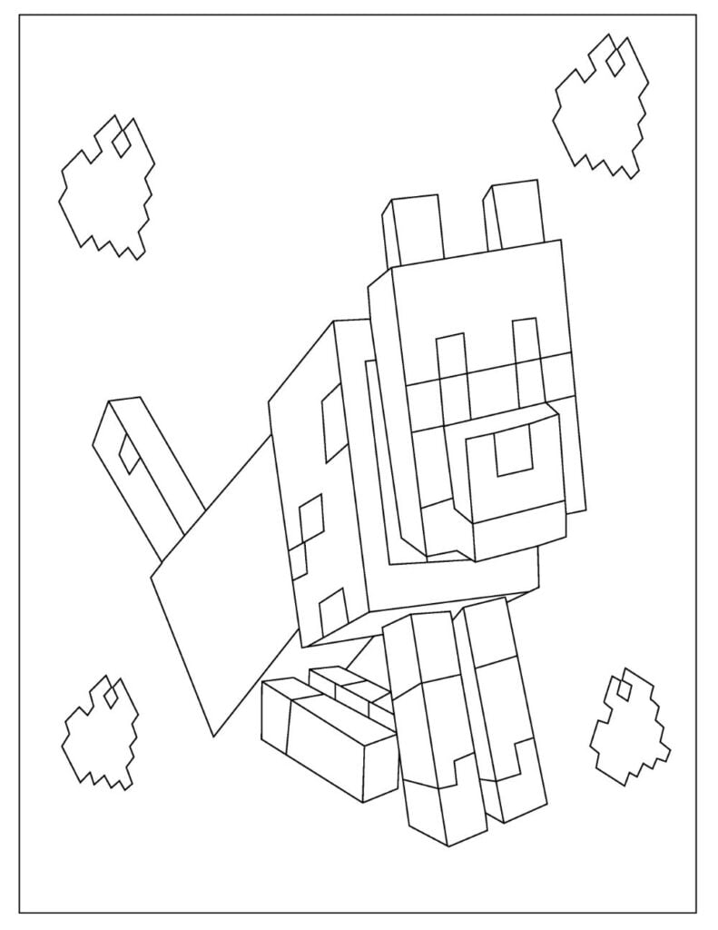 150+ Minecraft Coloring Pages 84