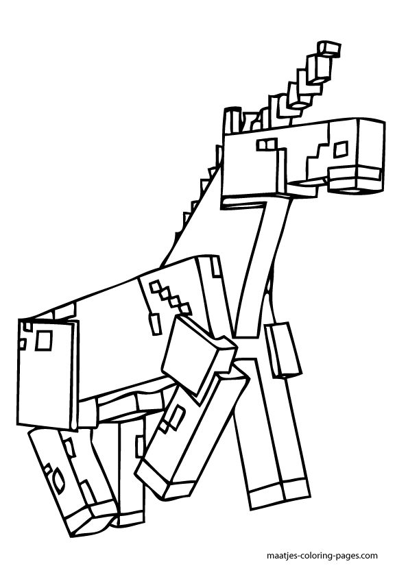 150+ Minecraft Coloring Pages 87