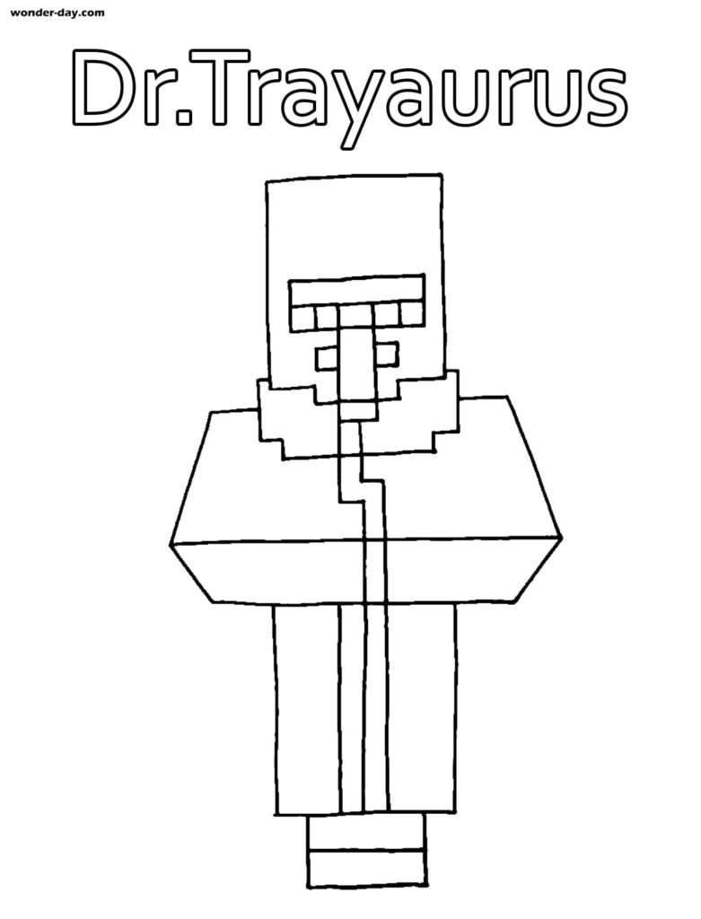 150+ Minecraft Coloring Pages 89