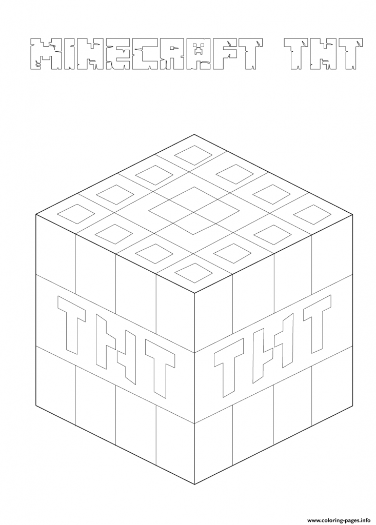 150+ Minecraft Coloring Pages 9