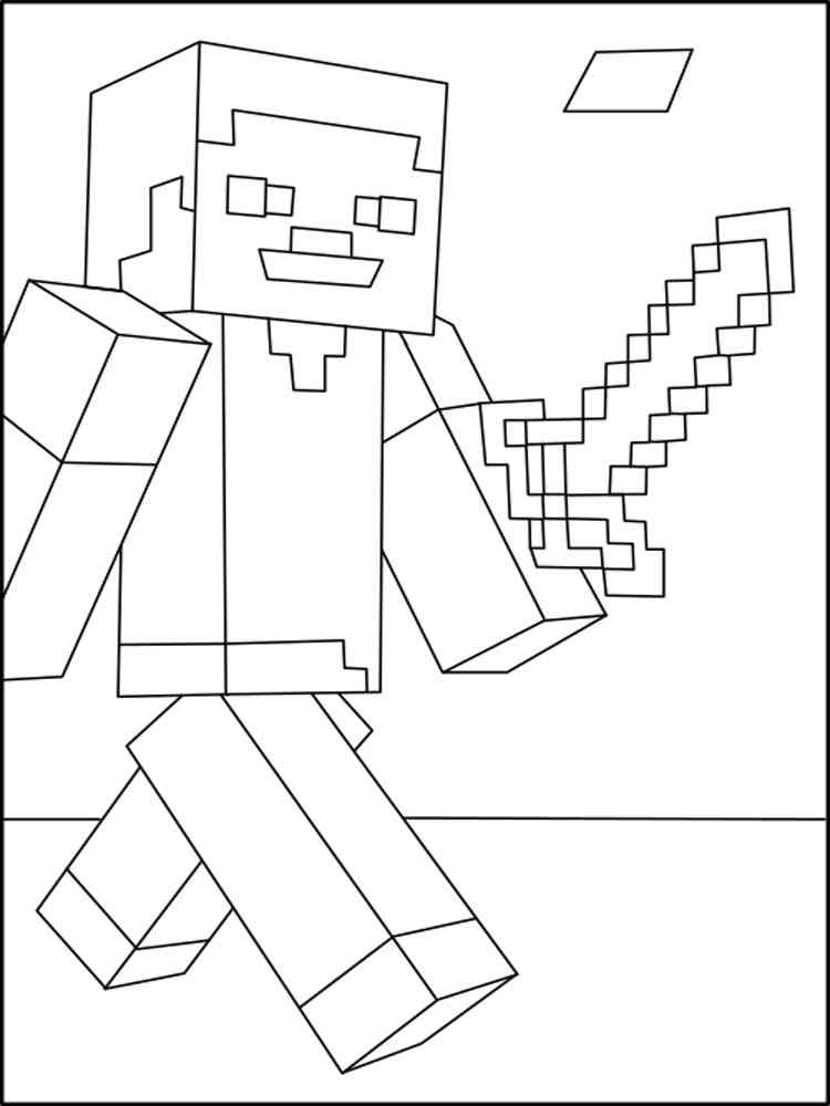 150+ Minecraft Coloring Pages 90