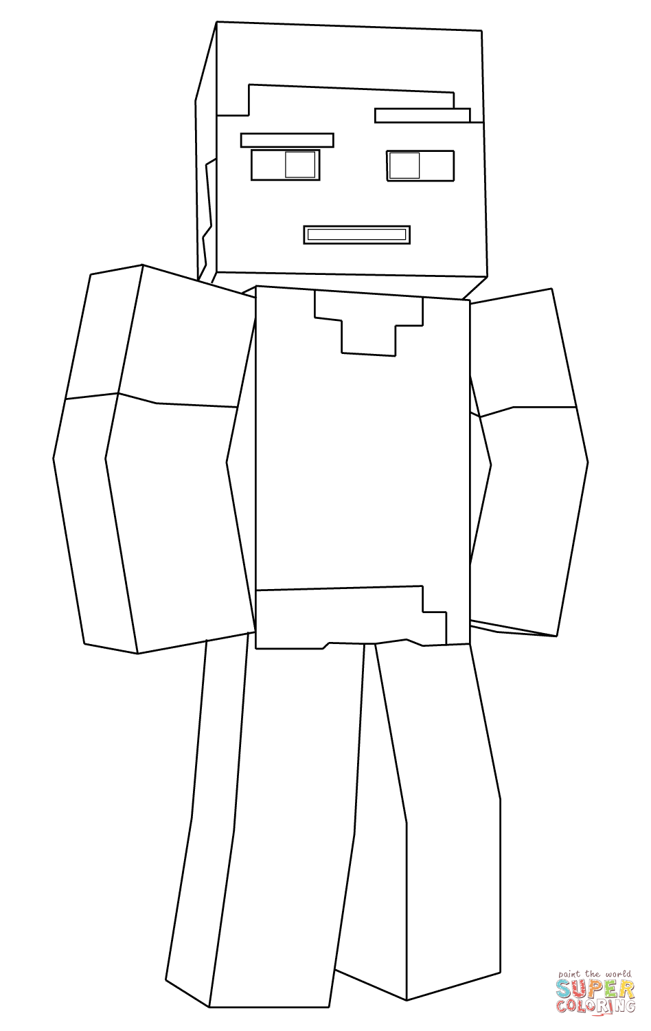 150+ Minecraft Coloring Pages 98