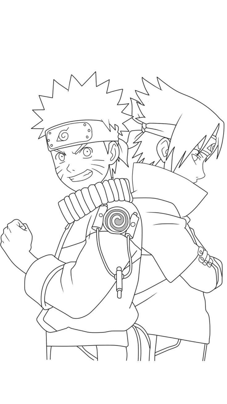 160+ Naruto Coloring Pages 101