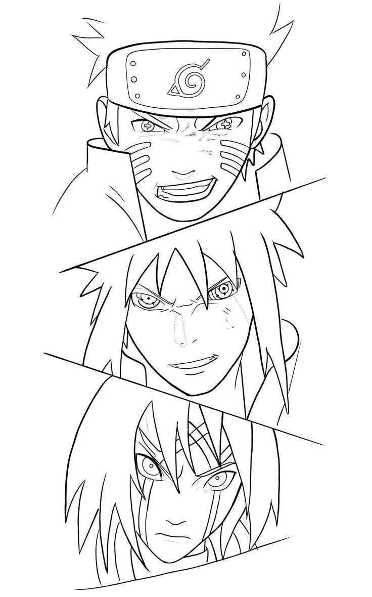 160+ Naruto Coloring Pages 105