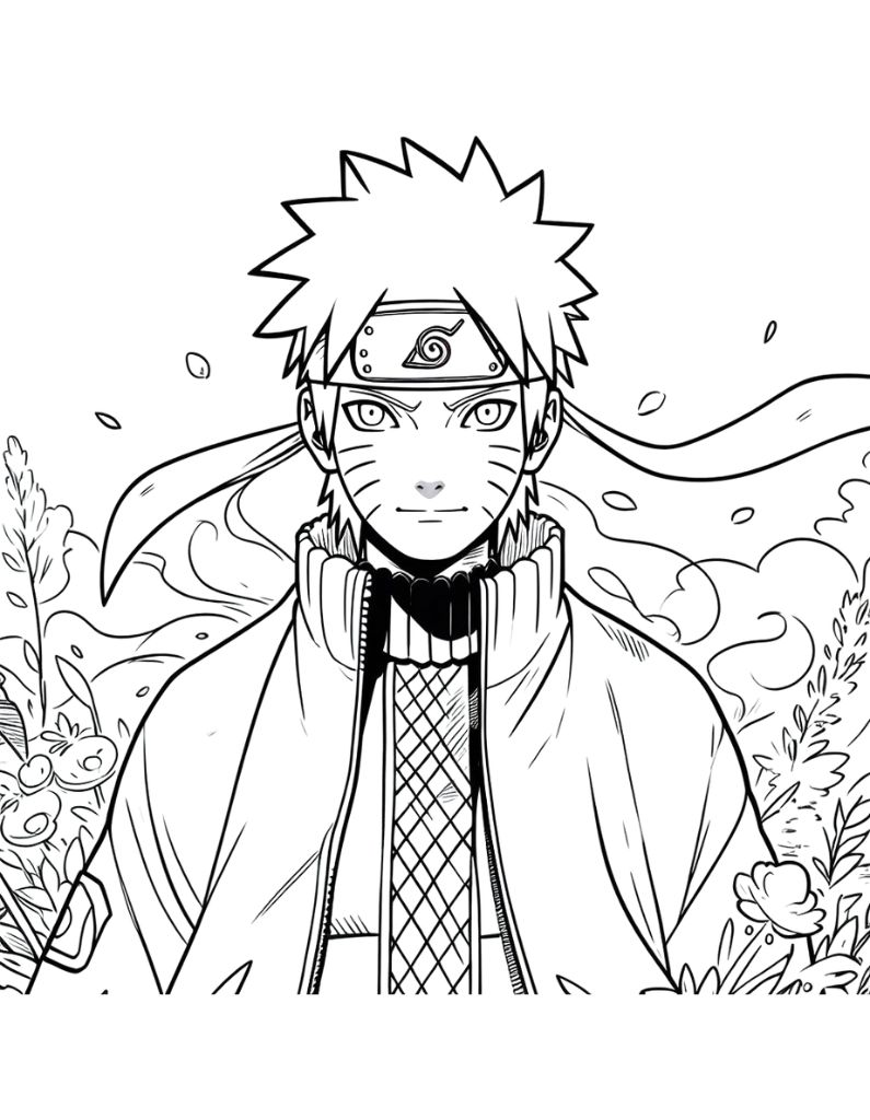 160+ Naruto Coloring Pages 112