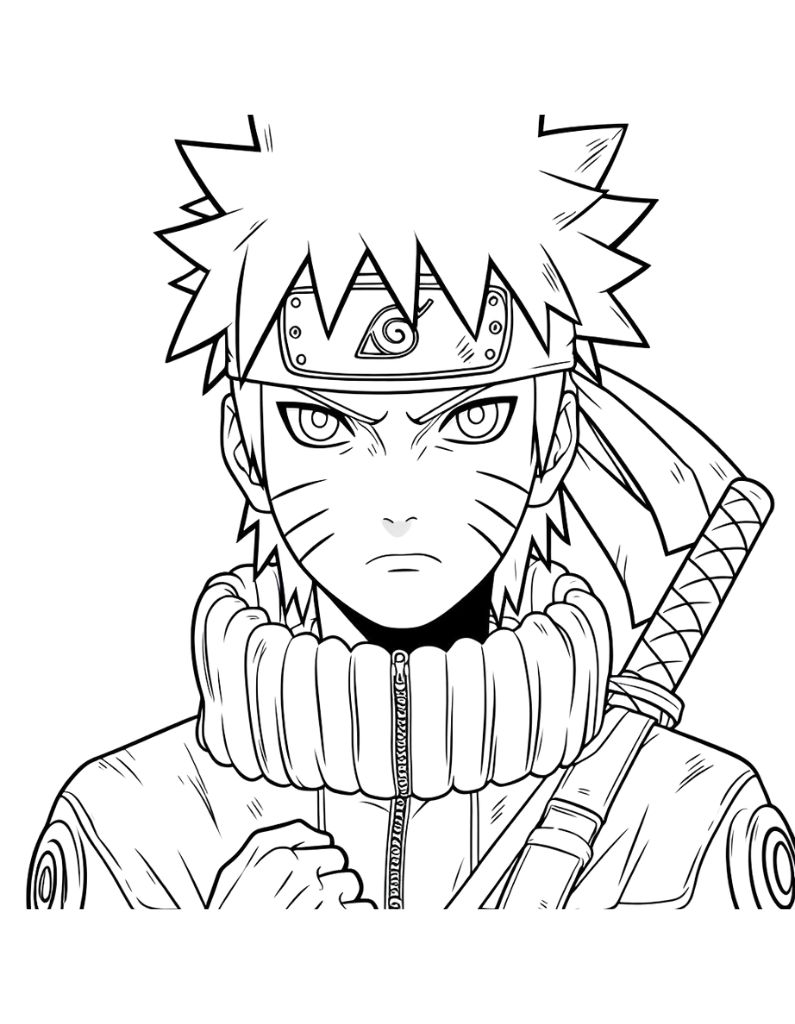 160+ Naruto Coloring Pages 113