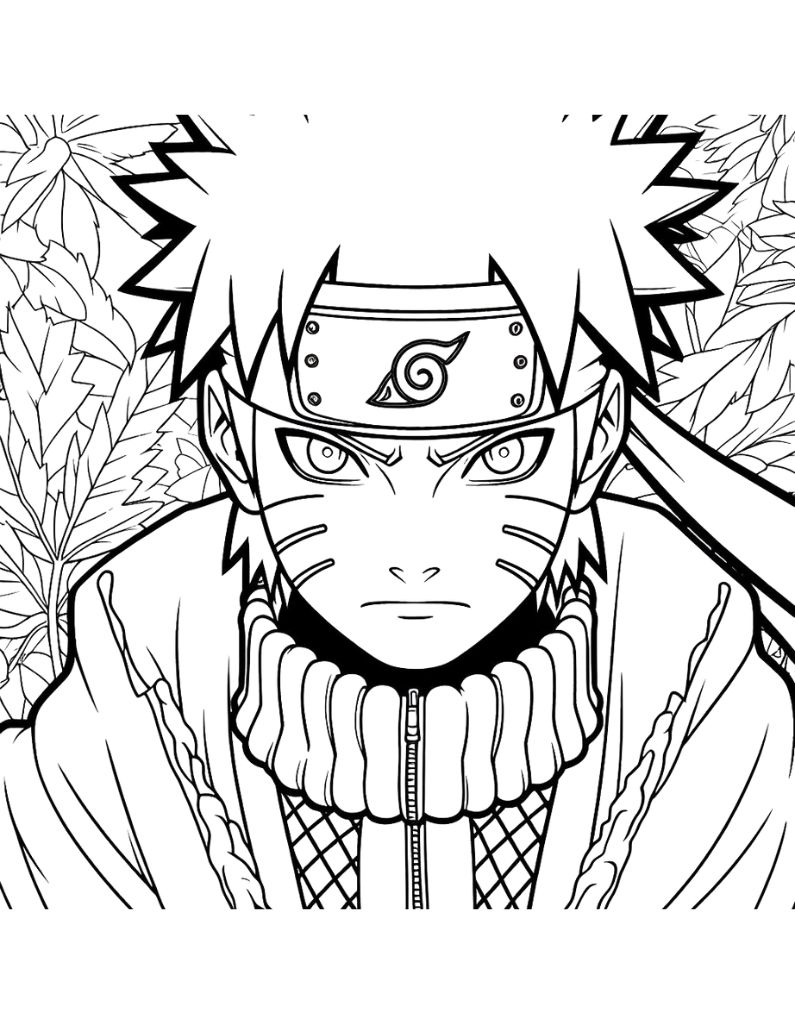 160+ Naruto Coloring Pages 116