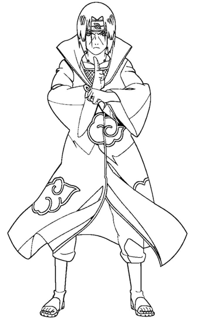 160+ Naruto Coloring Pages 121