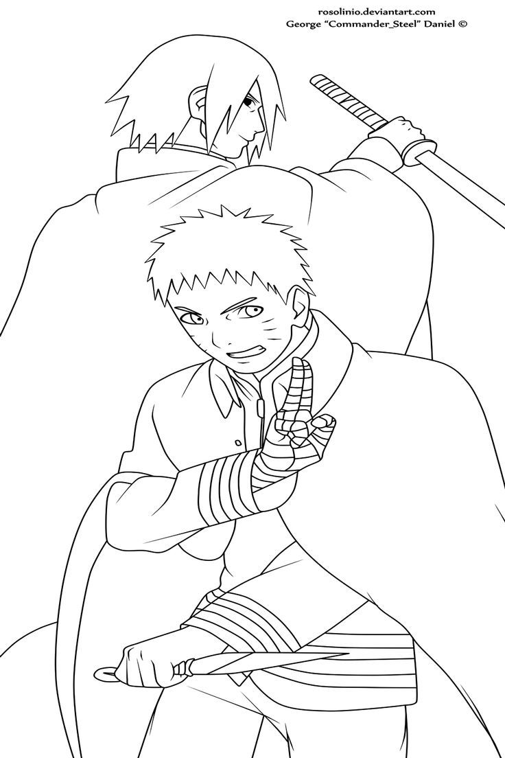 160+ Naruto Coloring Pages 133