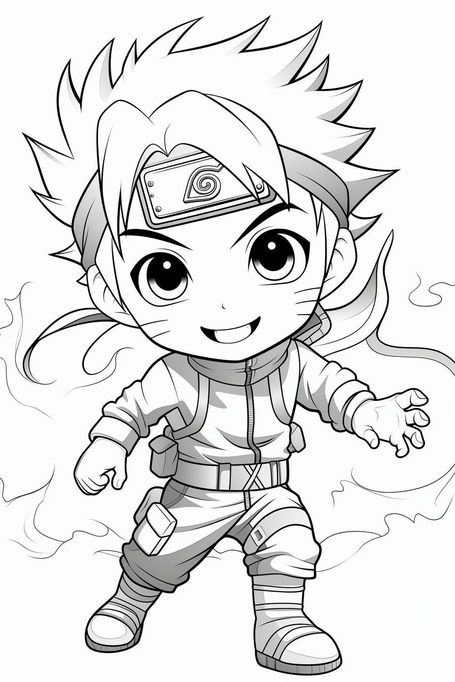 160+ Naruto Coloring Pages 152