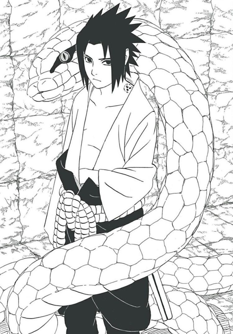 160+ Naruto Coloring Pages 161