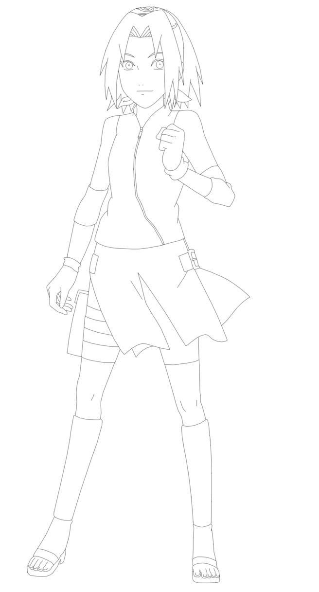 160+ Naruto Coloring Pages 165