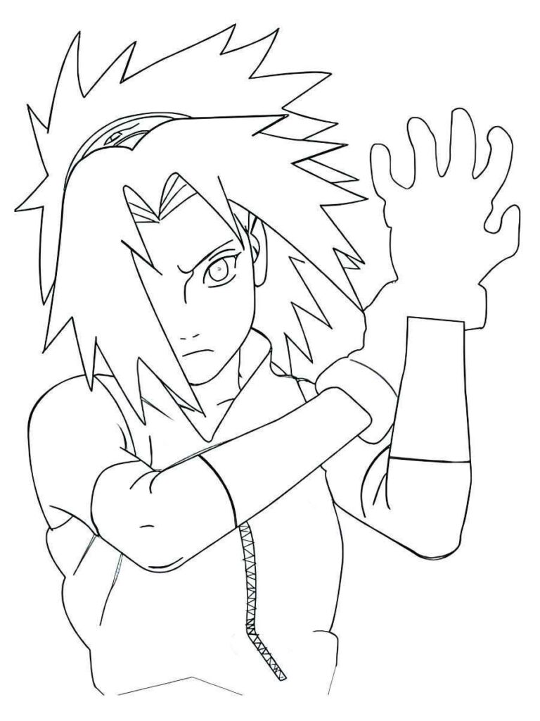 160+ Naruto Coloring Pages 169