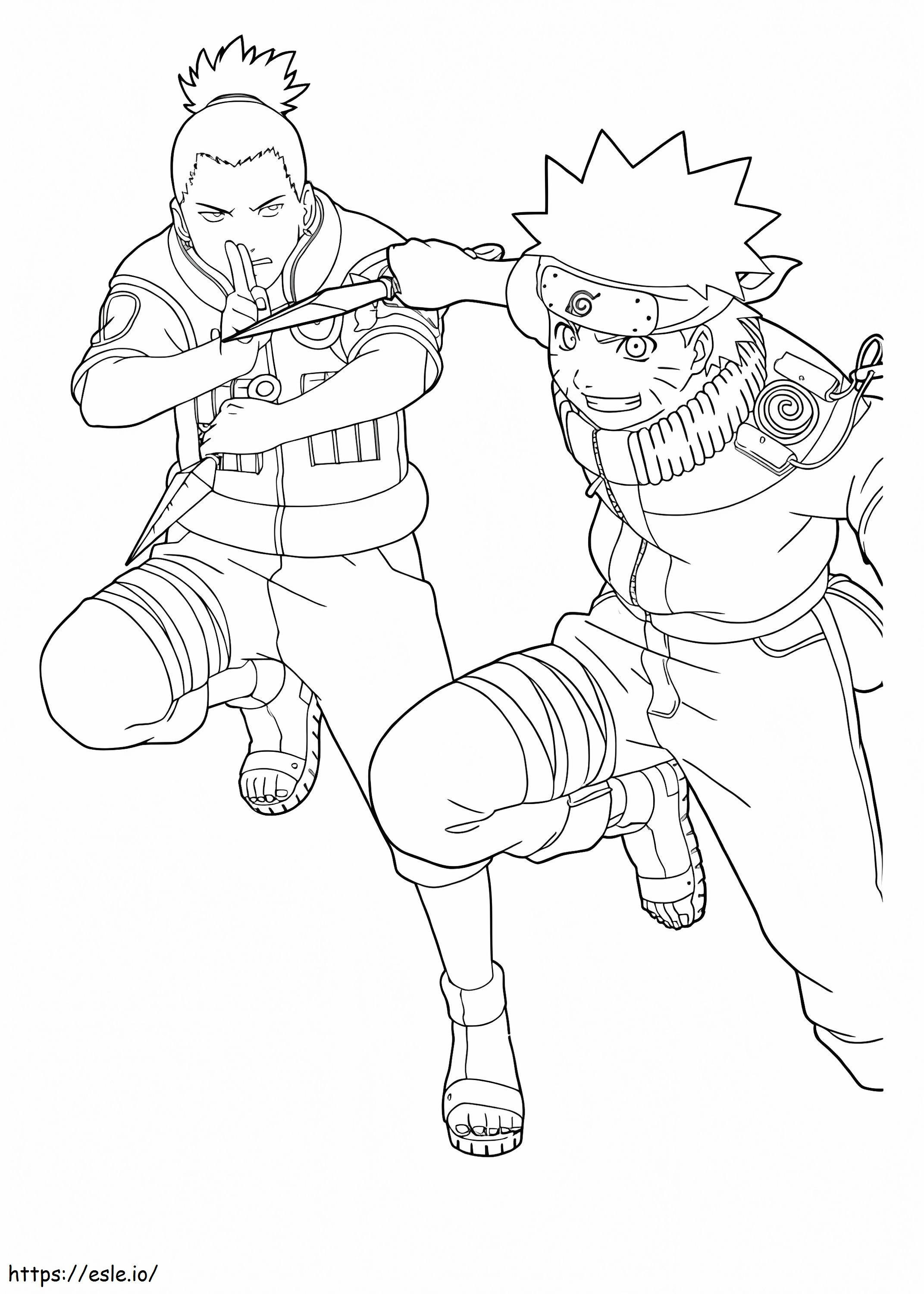 160+ Naruto Coloring Pages 18