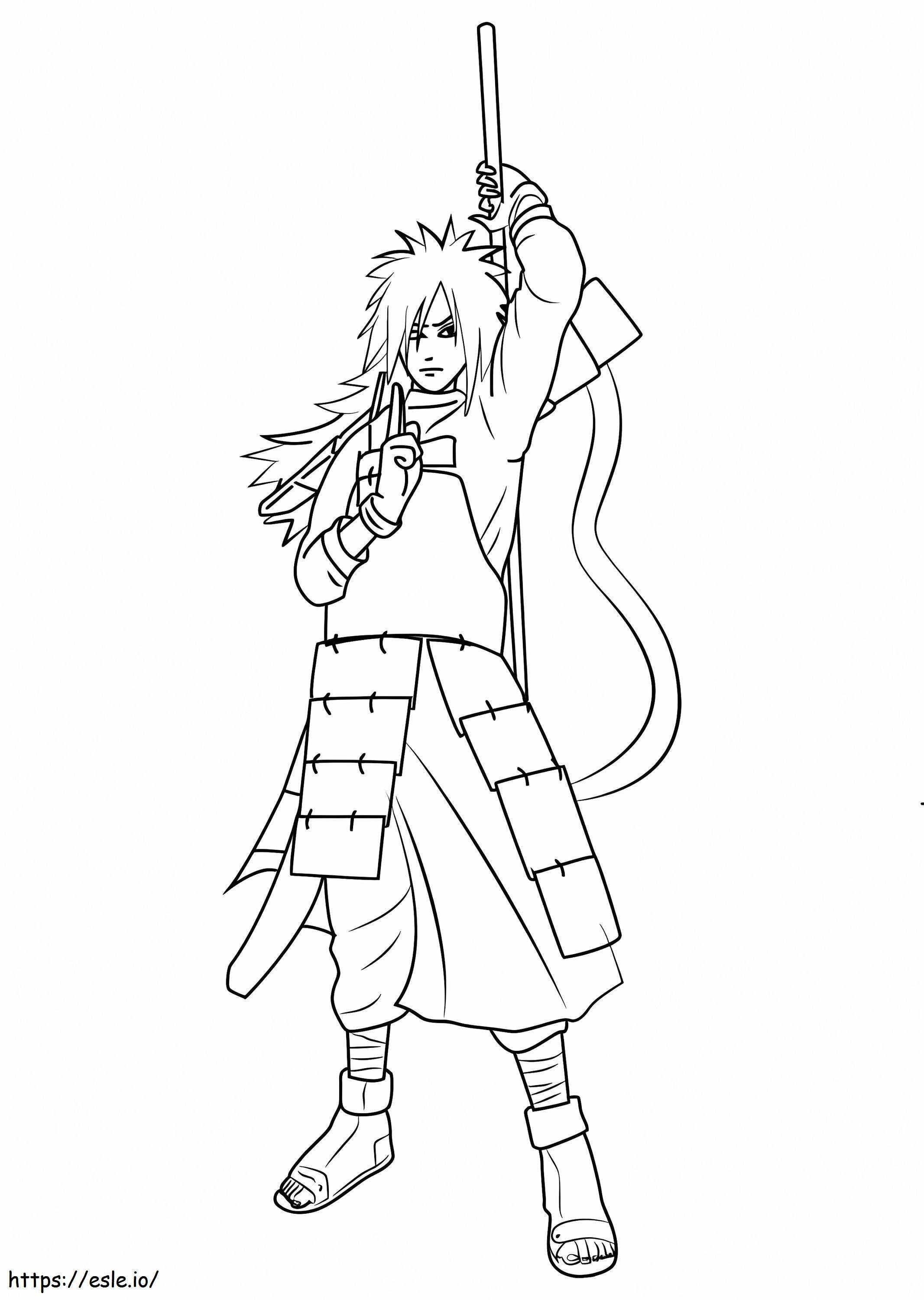 160+ Naruto Coloring Pages 21