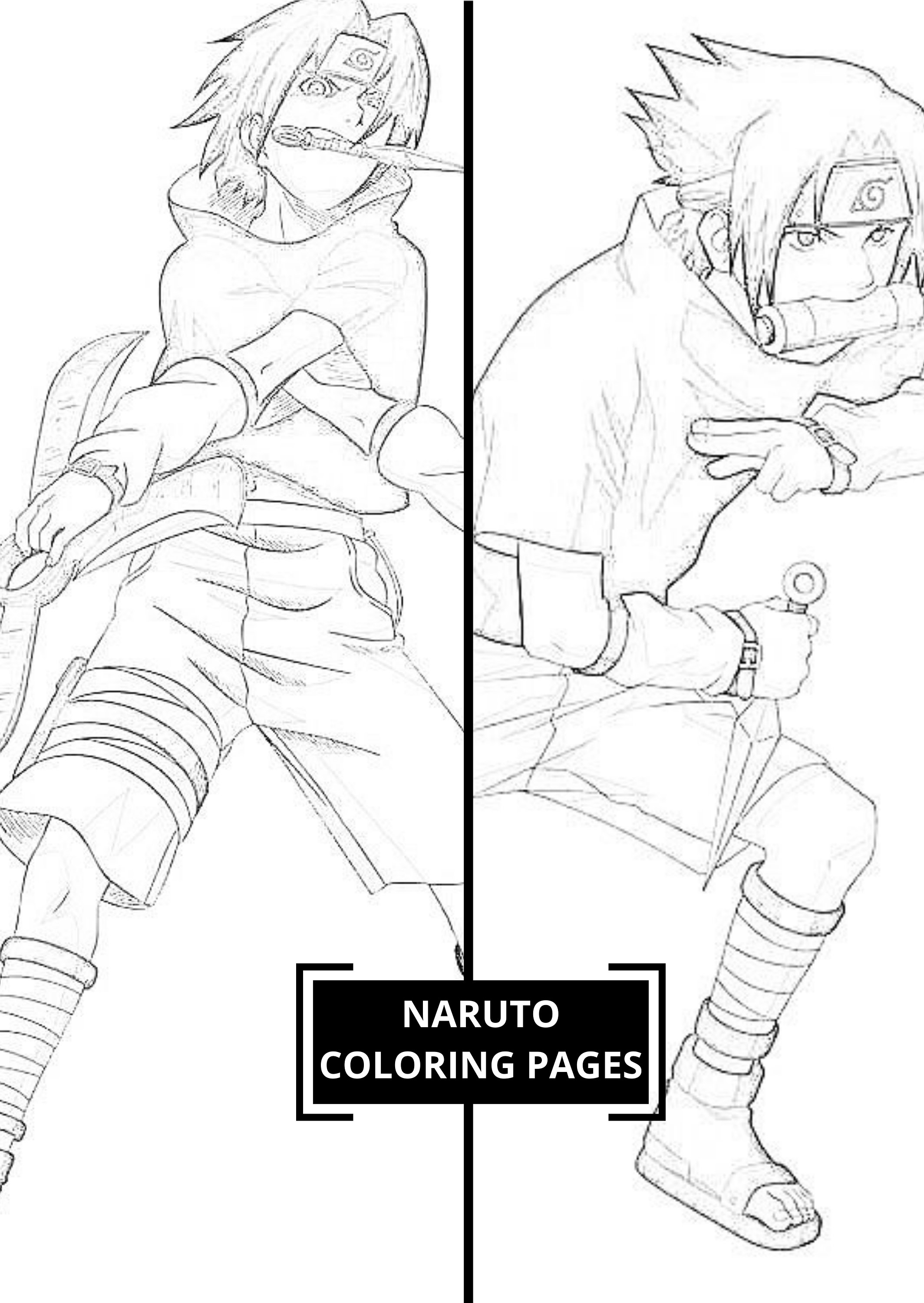 160+ Naruto Coloring Pages 22