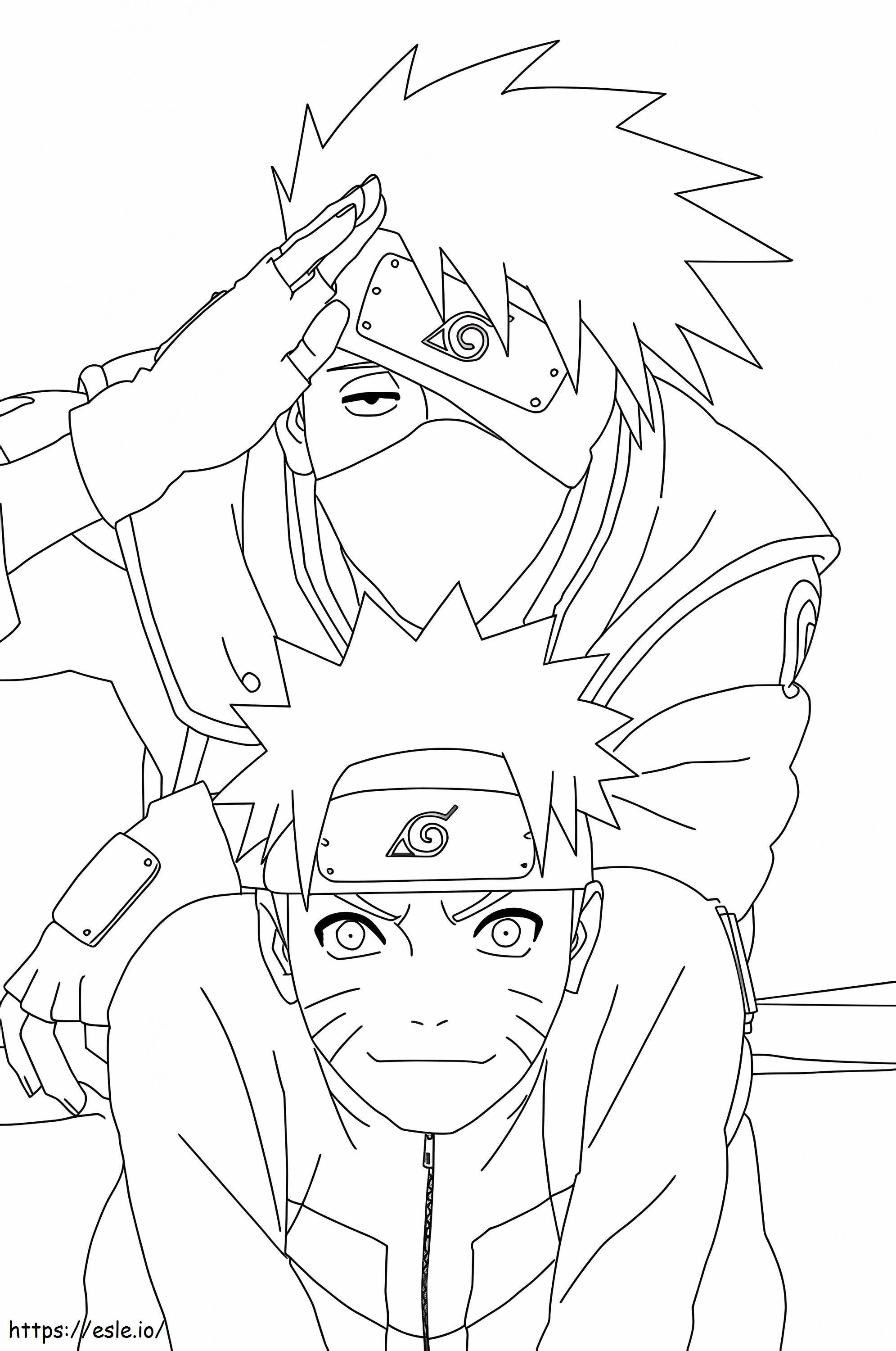 160+ Naruto Coloring Pages 36