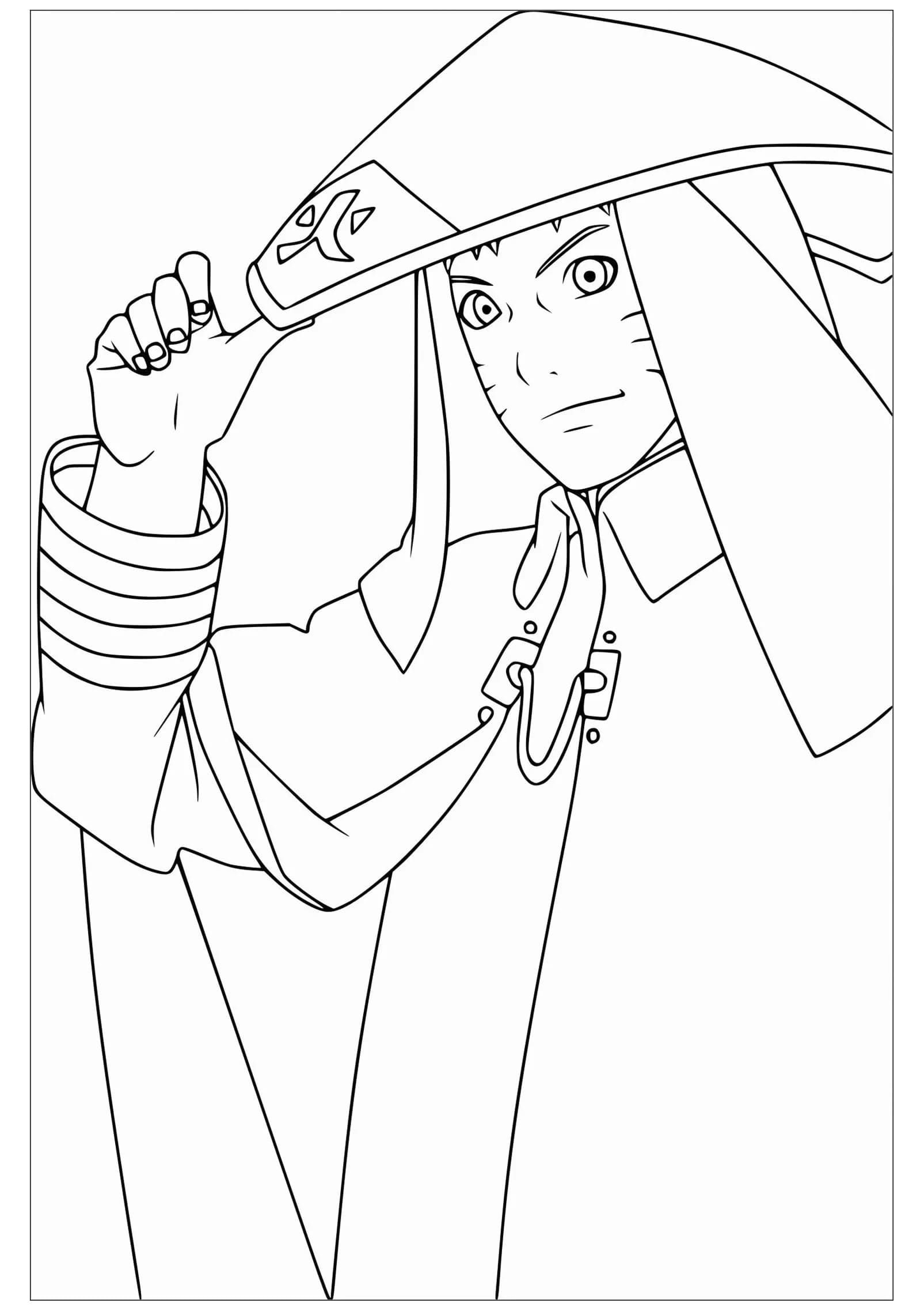 160+ Naruto Coloring Pages 40