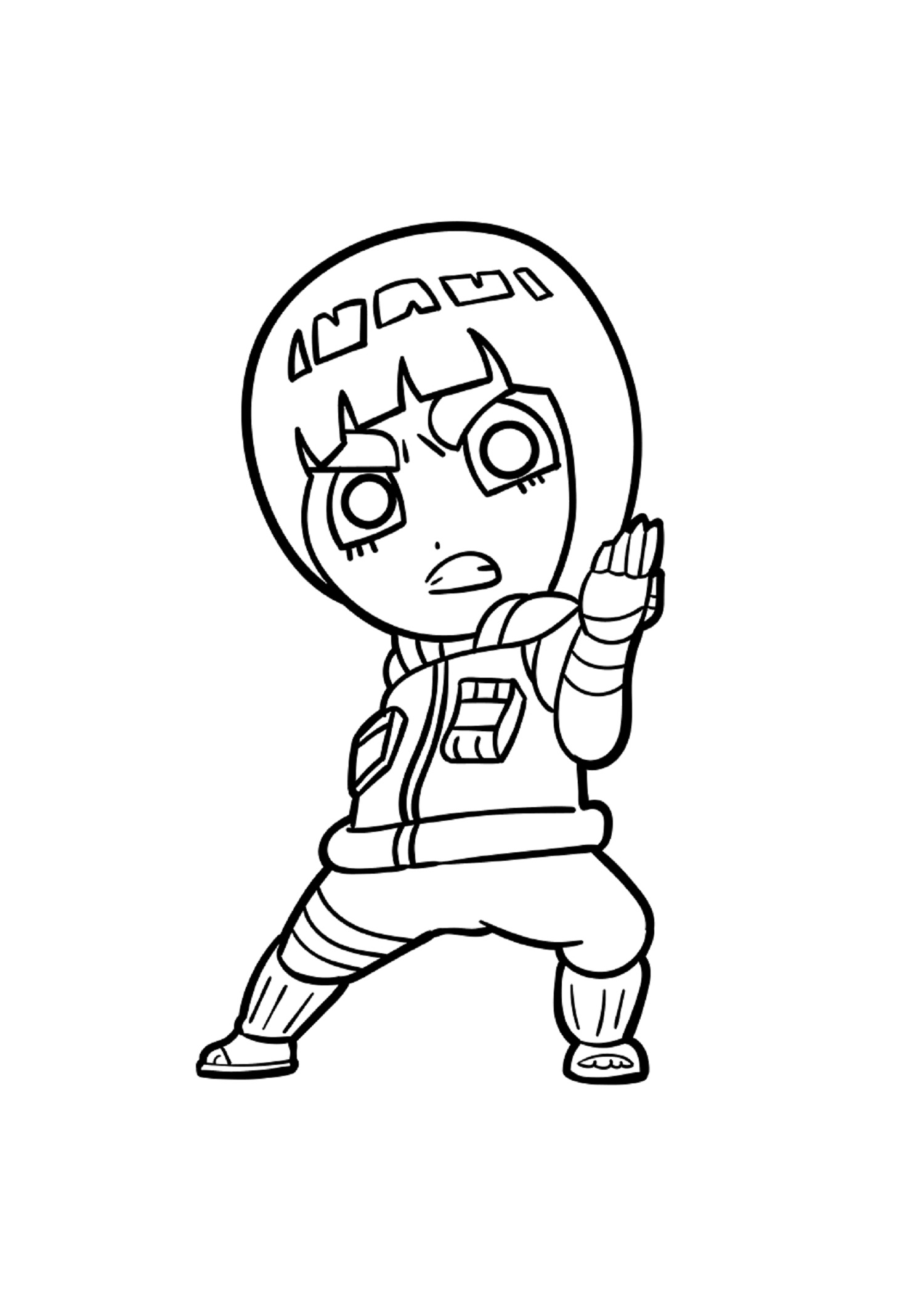 160+ Naruto Coloring Pages 43