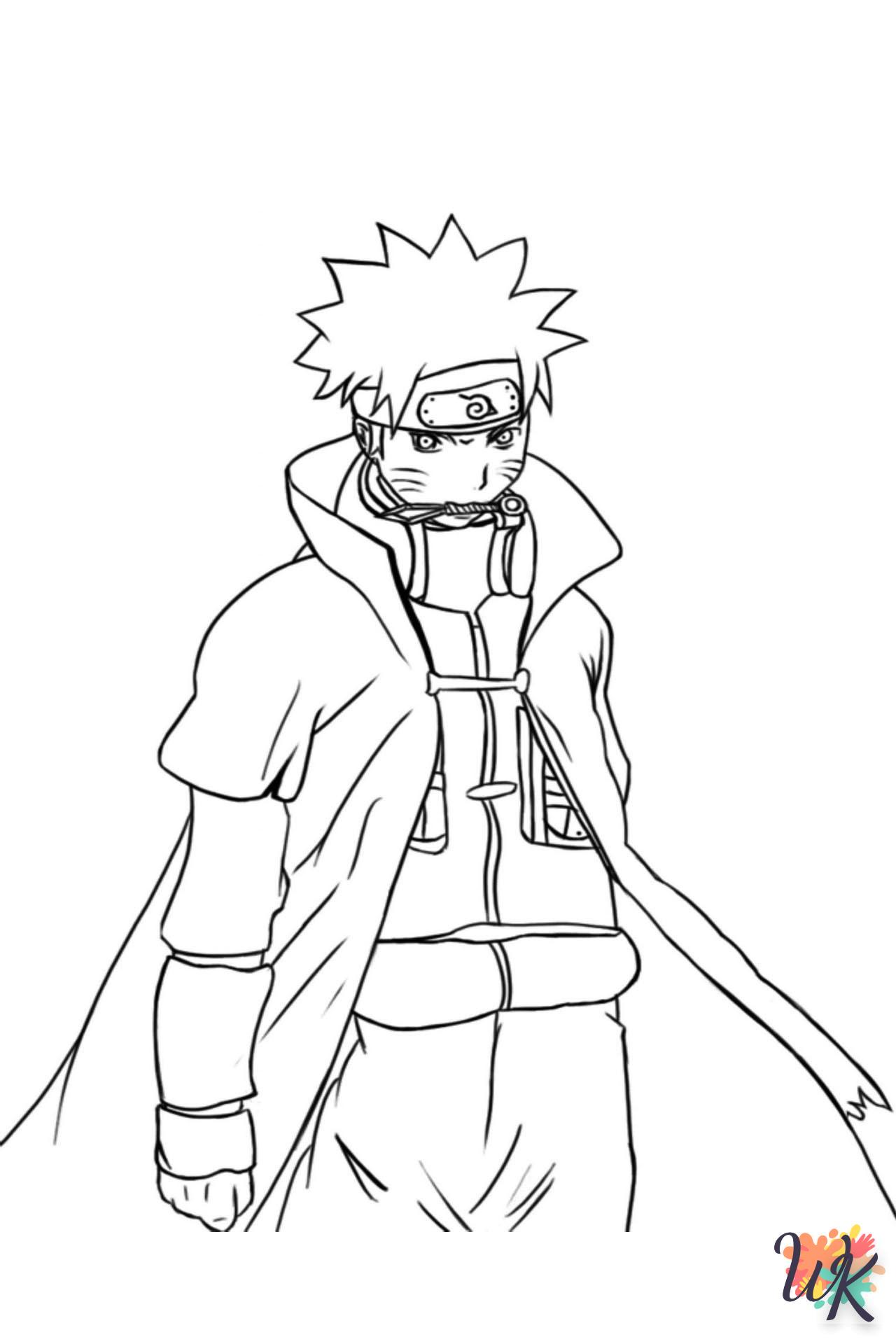 160+ Naruto Coloring Pages 50