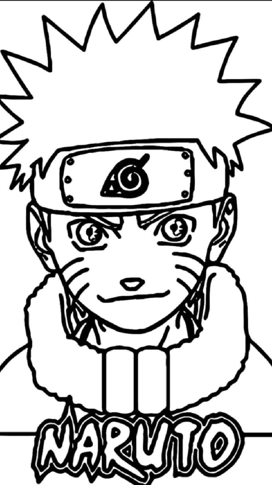 160+ Naruto Coloring Pages 77