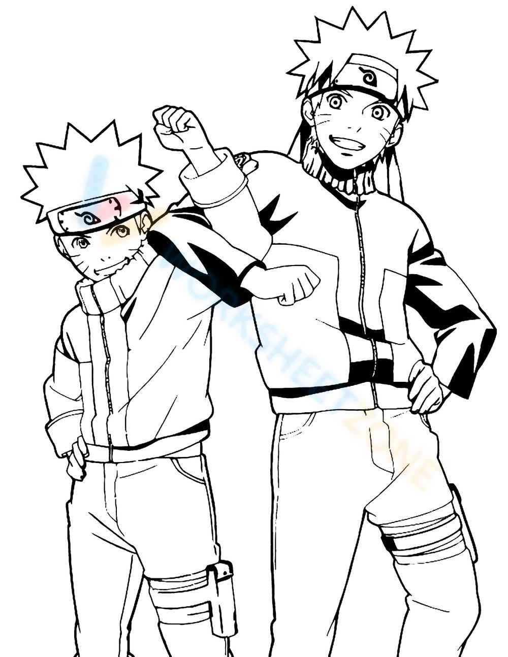 160+ Naruto Coloring Pages 83