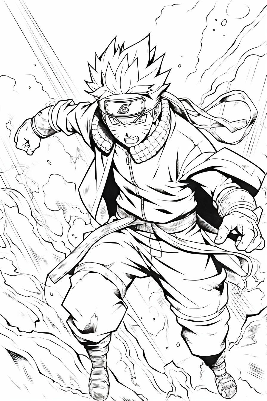 160+ Naruto Coloring Pages 86