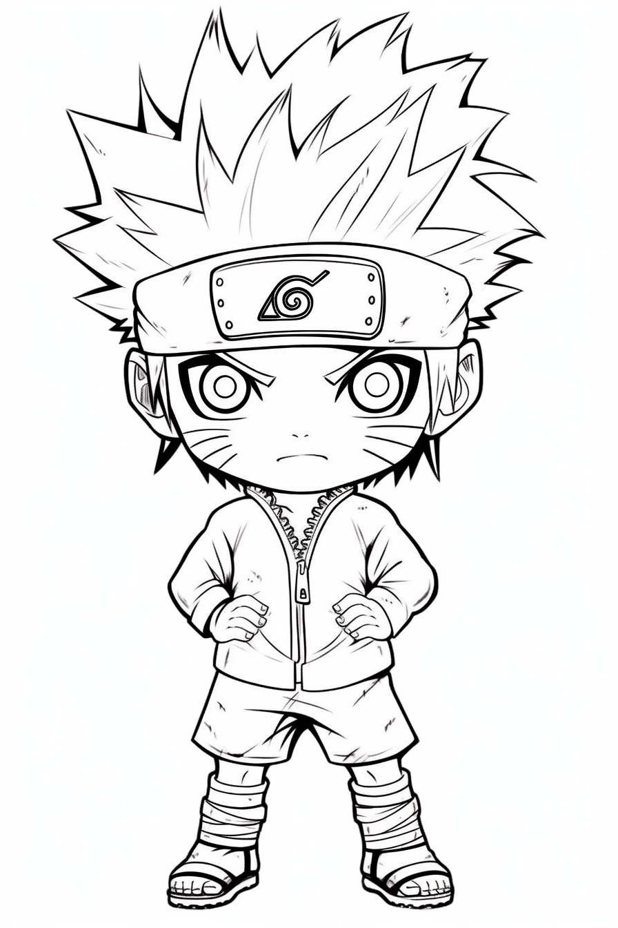 160+ Naruto Coloring Pages 89