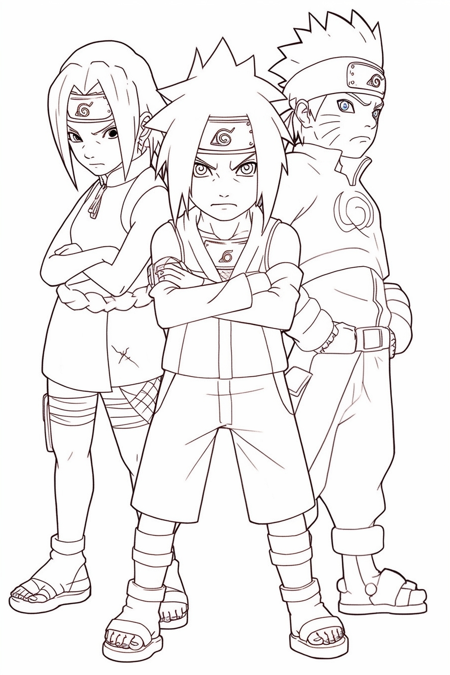 160+ Naruto Coloring Pages 90