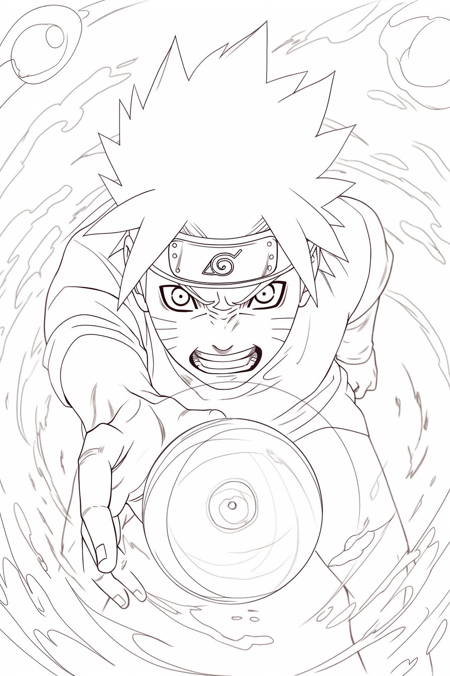 160+ Naruto Coloring Pages 92