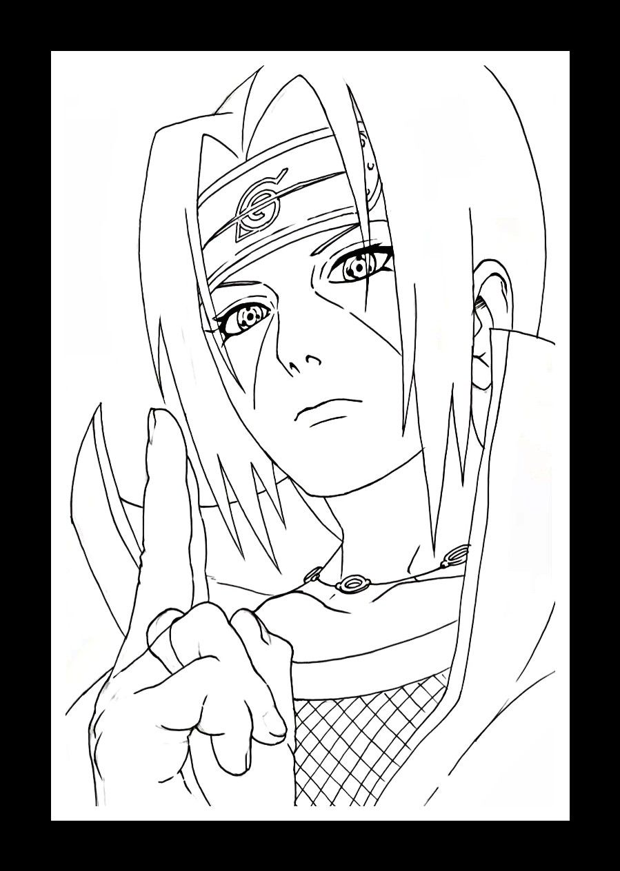 160+ Naruto Coloring Pages 93