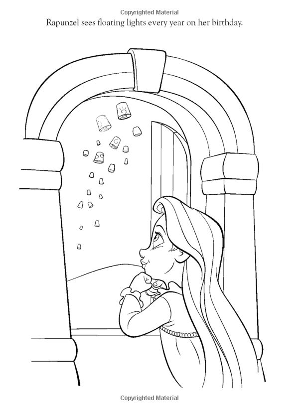 160+ Rapunzel Coloring Pages: Let Your Imagination Flow 101