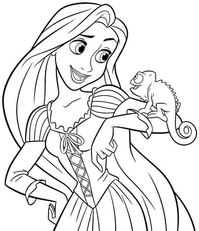 160+ Rapunzel Coloring Pages: Let Your Imagination Flow 105