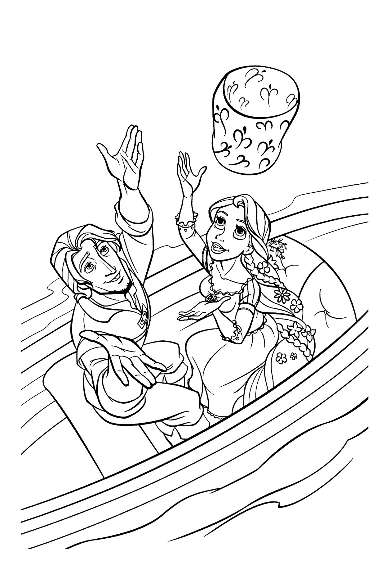 160+ Rapunzel Coloring Pages: Let Your Imagination Flow 11