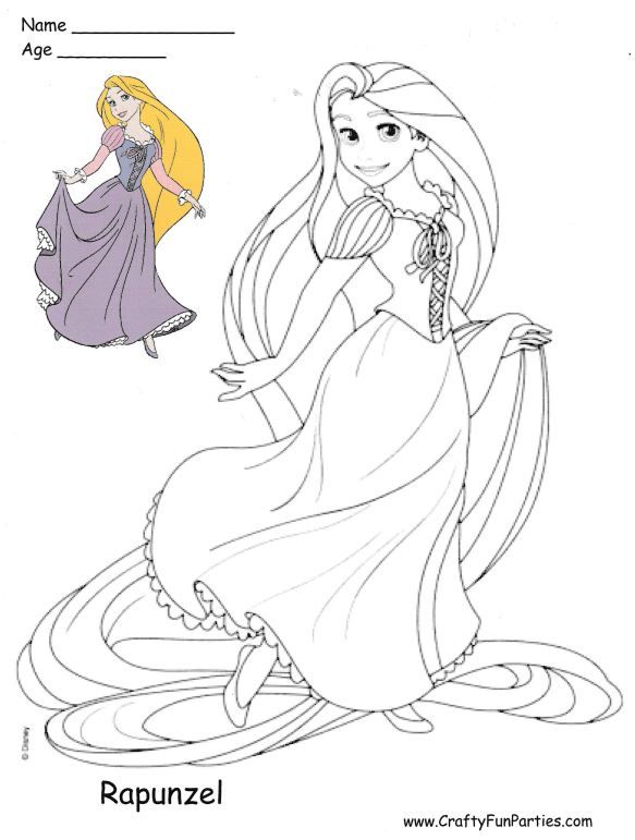 160+ Rapunzel Coloring Pages: Let Your Imagination Flow 112