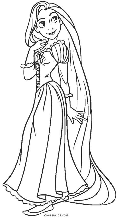 160+ Rapunzel Coloring Pages: Let Your Imagination Flow 122