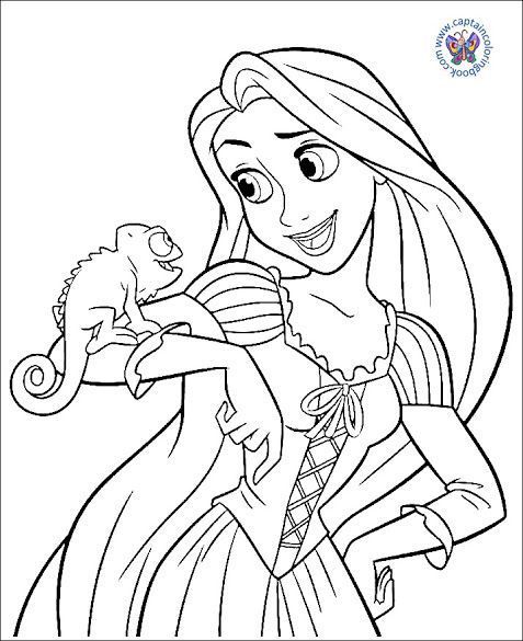 160+ Rapunzel Coloring Pages: Let Your Imagination Flow 140