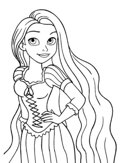 160+ Rapunzel Coloring Pages: Let Your Imagination Flow 144