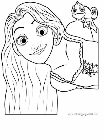 160+ Rapunzel Coloring Pages: Let Your Imagination Flow 145